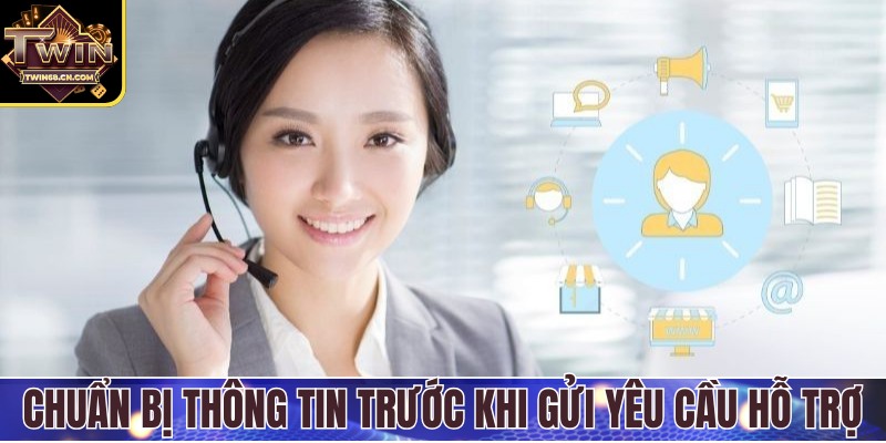 Chuẩn bị thông tin trước khi gửi yêu cầu hỗ trợ cho Twin68